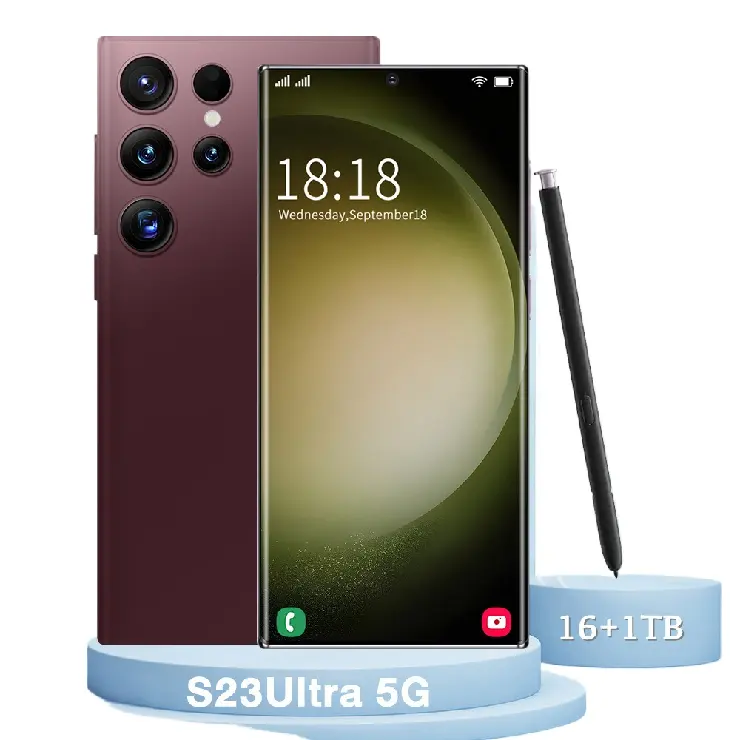 Promozione Android S23 Ultra Smartphone 4 + 32G cellulare cellulare cellulare 5g Smartphone 3g & 4g Smartphone Smartphone