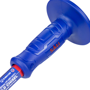 SALI 250*16 mm Point or Flat Head Hand Use Cold <strong>Chisel</strong> <strong>for</strong> Stone Tool with ABS Safe Handle - Product Image 5