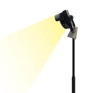 110 <strong>V</strong> Input Ultralight Narrow Beam Anti-glare Black <strong>LED</strong> Sport Lights for Fairground Docks Training Area Long Distance Lighting - Product Image 4