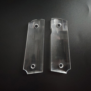 Altın at ile 1:1 Colt 1911 için özel şeffaf şeffaf reçine sapları - Product Image 5