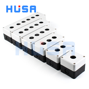 HUSA interruttore a pulsante scatola di giunzione elettrica esterna scatola di giunzione porosa PC plastica impermeabile a pulsante - Product Image 2