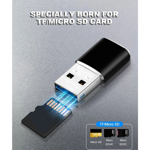 铝制迷你USB 3.0存储卡读卡器适配器，适用于微型sd卡/tf卡读卡器适配器电脑笔记本电脑 - Product Image 5