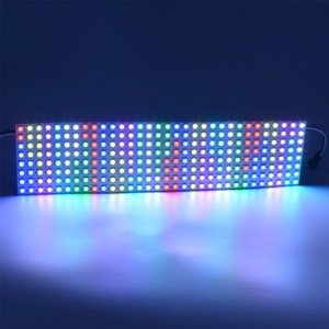 256 פיקסלים הוביל מטריצה dc5v ws2812 16x16 rgb x 256 פיקסל נשלפת נקודה 16*16 פיקסלים <span class=keywords><strong>ws2812b</strong></span> הוביל אור פאנל