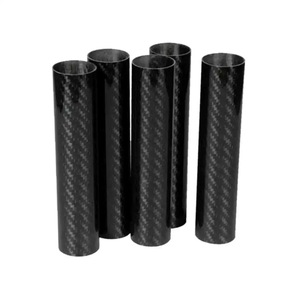 High <strong>Modulus</strong> 3k Carbon Fiber Round Tube Light-Weight Glossy Twill Pattern with Matte Finish High Strength for Sports Equipment - Product Image 5