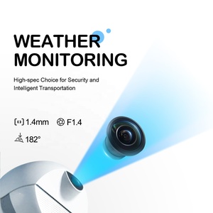 Low Cost 182 Degree Fixed Iris Manual Focus 1.4mm Fisheye Imaging Lenses <strong>C</strong> <strong>CS</strong> <strong>Mount</strong> for Industrial and Machine Vision - Product Image 1