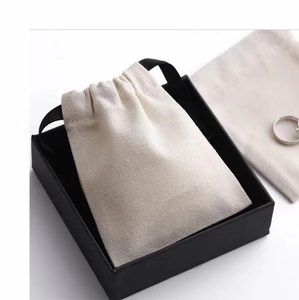 Tùy chỉnh Hữu Cơ bông dây kéo mua sắm Pouch túi thân thiện với môi Quà Tặng & Lưu trữ đồ trang sức - Product Image 3