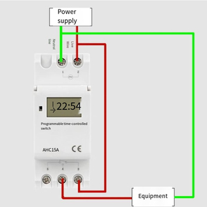 AHC15A tipo rotaia elettronico interruttore di controllo del tempo HTC15A 220V programmabile Timer Controller con Mini ora - Product Image 6
