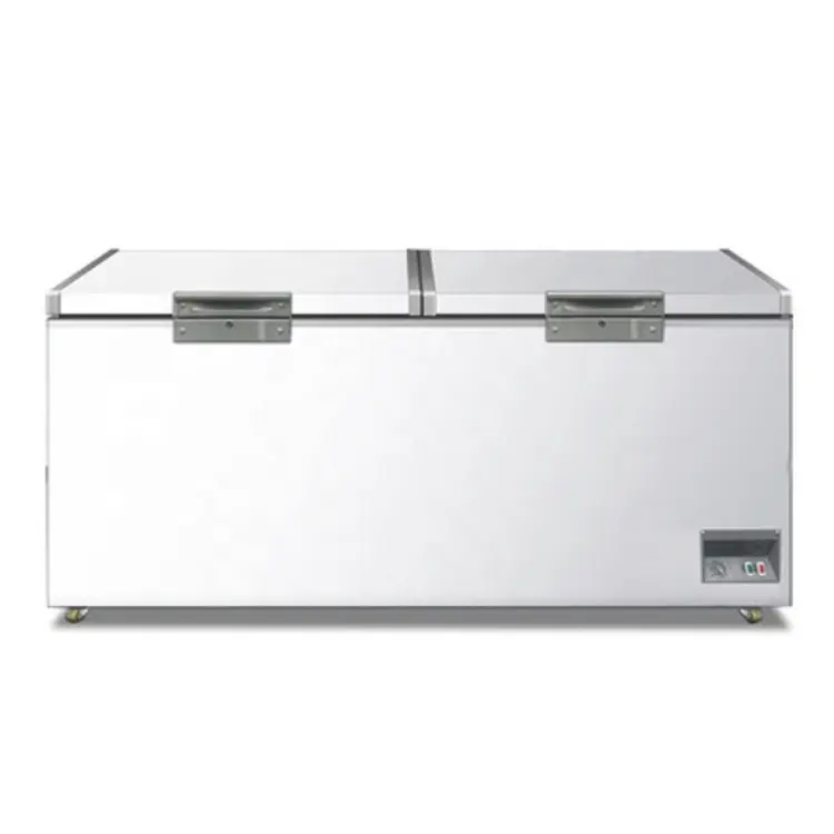 Geladeira de 400l para uso comercial, geladeira, carne congelada, congelar de peito para uso comercial