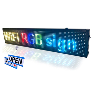 Schermo pubblicitario per esterni P10 a colori per affari con controllo Wifi a scorrimento programmabile LED cartelli con Display digitale - Product Image 1
