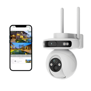 OEM Ubox 4MP 10X Zoom Lente dual Seguimiento humanoide Exterior Metal Impermeable EE. UU. 4G Tarjeta SIM Panel solar Cámara IP de baja potencia - Product Image 1