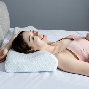 Chất lượng cao thoải mái cổ tử cung trường hợp bộ nhớ bọt đường viền gối bộ nhớ bọt gối với Gel - Product Image 3