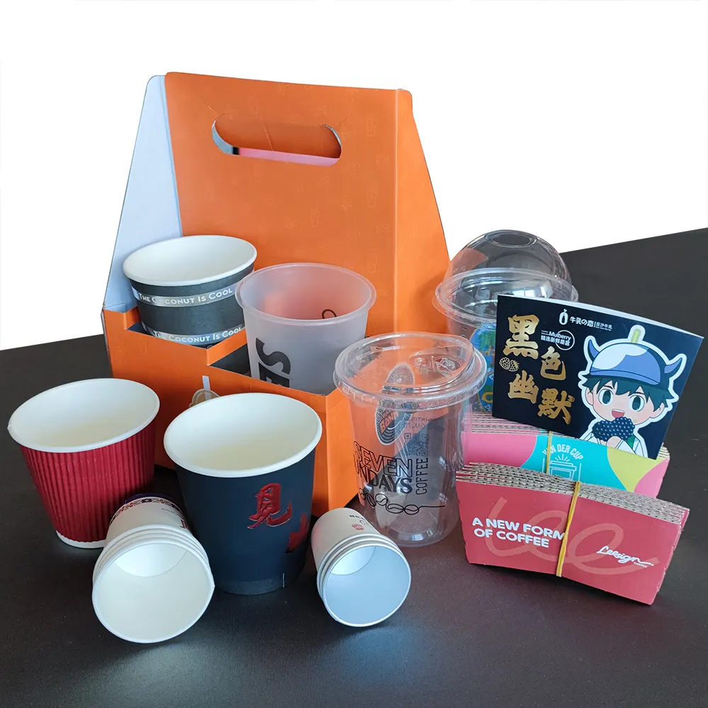 Custom Logo Transparent 12 16 24oz Thick Reusable Plastic Boba Milk Tea Cups U Shape Ice Cream Bubble Tea Cup With Dome Lid