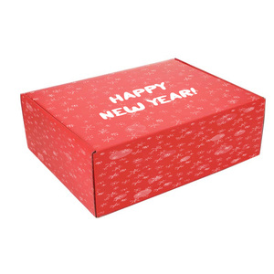 กล่องเมลเลอร์บรรจุภัณฑ์กล่องจดหมายสีแดงสุขสันต์วันคริสต์มาสของเล่นสัตว์เลี้ยงที่กำหนดเองพร้อมโลโก้พับจัดส่งกล่องจดหมาย - Product Image 4