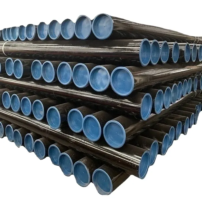 API X42 Gás e Óleo Tubo Ms Rodada Baixo Carbono Tubo Ferro Preto Usado Para Pipeline Seamless Steel Pipe