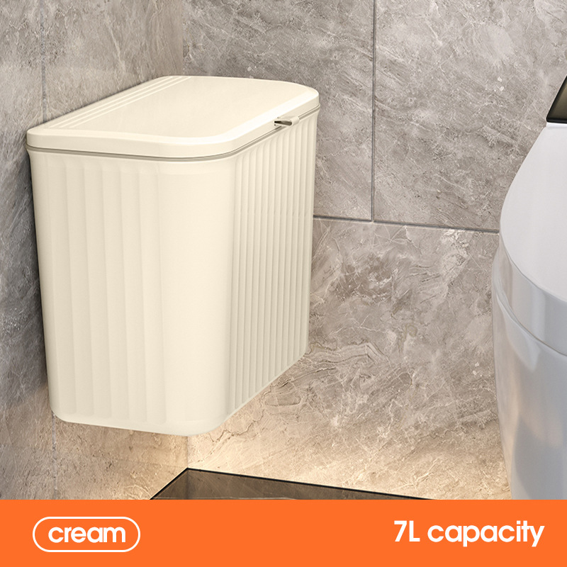 8L Cream White with Lid