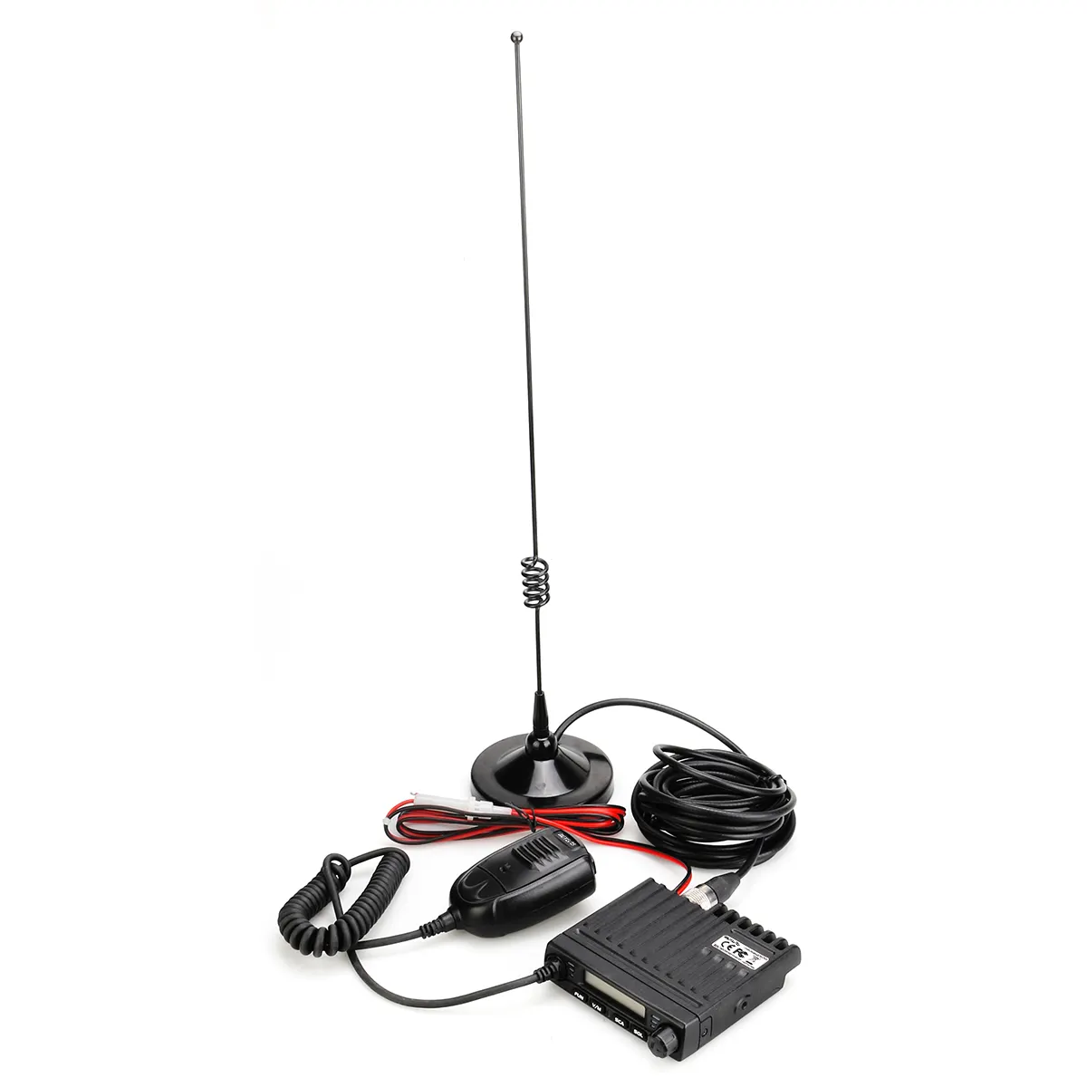 Transreceiver Radio Mouse Kendaraan Mini Murah, dengan Antena Stasiun Ham UHF/VHF 15W untuk Teknik Taksi/Off-Road SUV