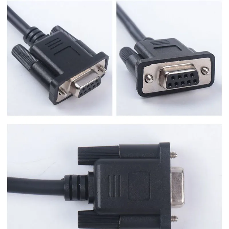 Vag 16pin to DB9 female connector serial RS232 OBD2 cable connection cable