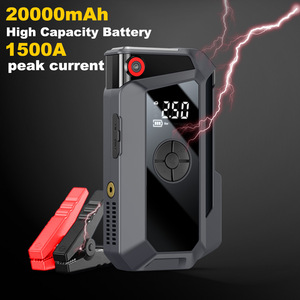Foxsur 12v Car Battery Jump Starter Multi <strong>Functional</strong> Inflatable Starting Power Supply Emergency Starting Power <strong>Source</strong> - Product Image 5