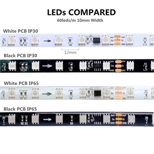 24V WS2811 RGB <strong>Led</strong> Strip Light <strong>5050</strong> Pixel Addressable 84 <strong>LEDs</strong>/M External 1 IC Control <strong>6</strong> <strong>Leds</strong> Project Strip IP30/IP65/IP67 5M