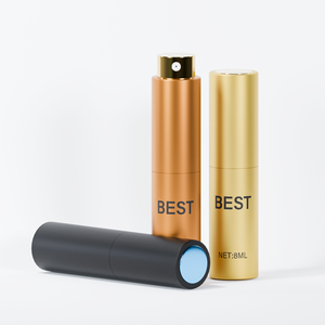 בקבוקי בושם ניידים בגודל נסיעות, מיני אטומייזר 8 מ\\\"ל 10 מ\\\"ל למילוי חוזר, משאבה מזכוכית ואלומיניום - Product Image 6