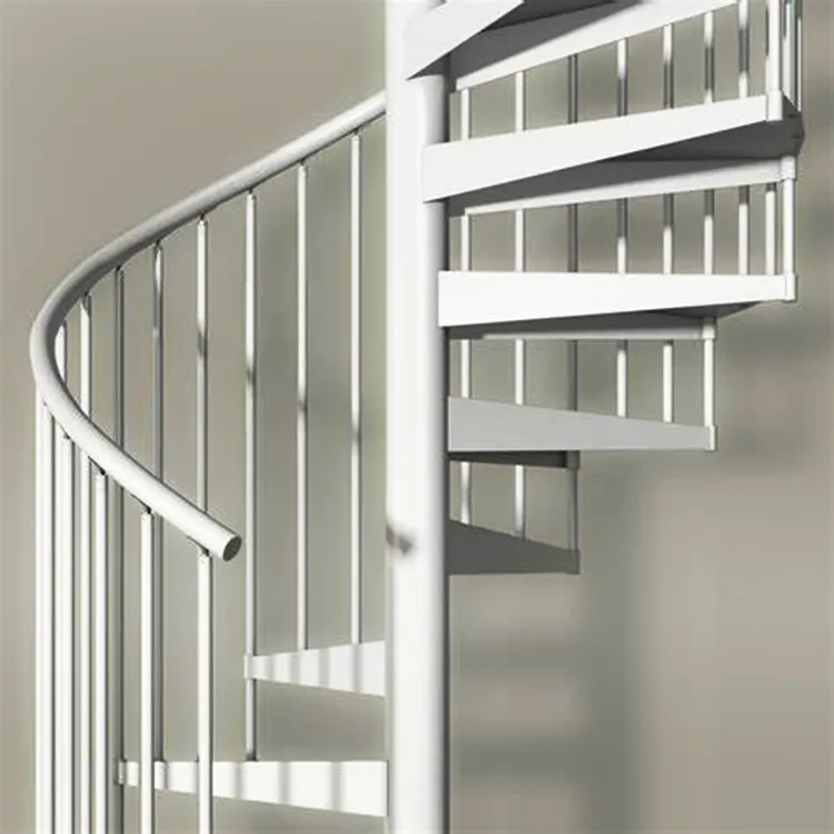 Escaliers en colimaçon préfabriqués en acier inoxydable de haute qualité Echelle extensible au design moderne pour usage intérieur et extérieur pour appartements