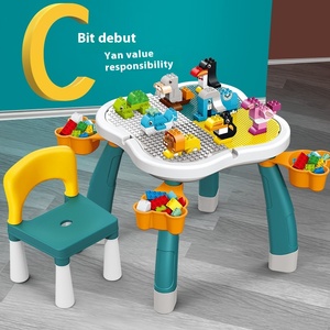3-6 yaşındaki bebekler için çok fonksiyonlu montaj bulmaca oyuncak yapı taşı tablosu - Product Image 6