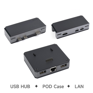 Raspberry Pi Zero-Kit POD de 2 W, carcasa de aluminio, módulo de expansión de interfaz LAN USB, pantalla LCD de 2,8 pulgadas, Raspberry Pi serie zero - Product Image 4