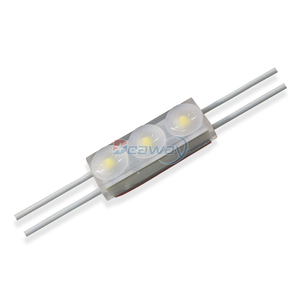 高明るいミニLEDモジュール110V 220V 1W SMD3030 3ライトロゴレンズ付きIP68防水モジュール - Product Image 1