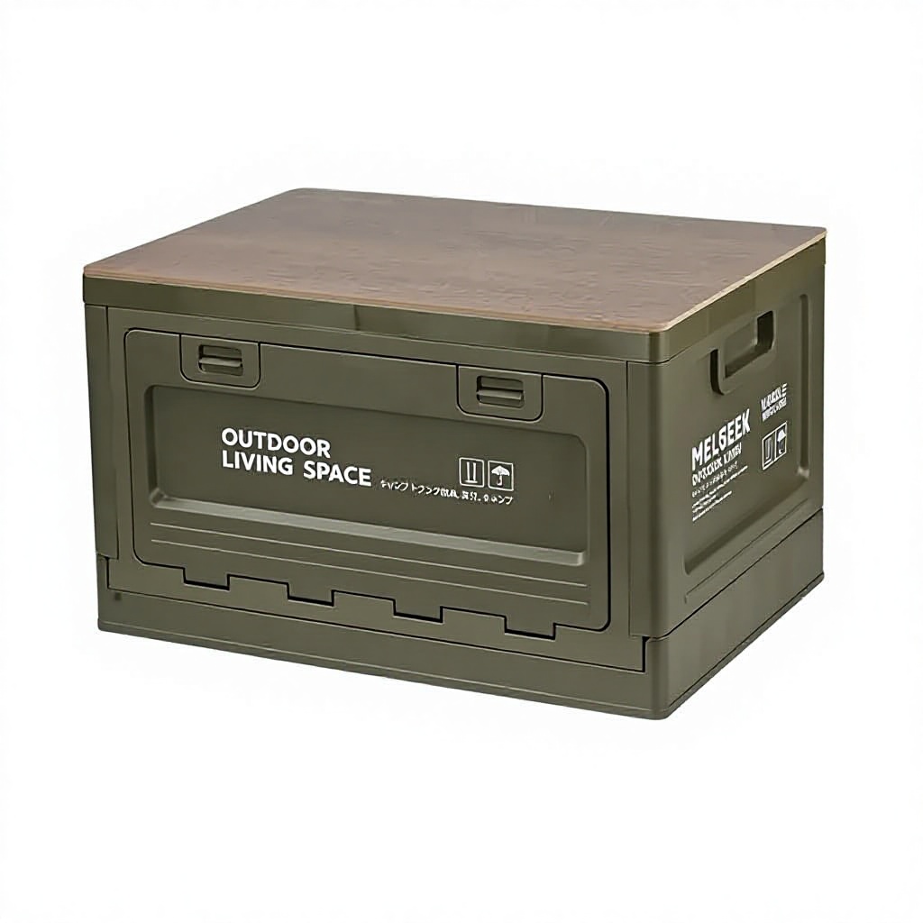 Wooden lid-50L/green
