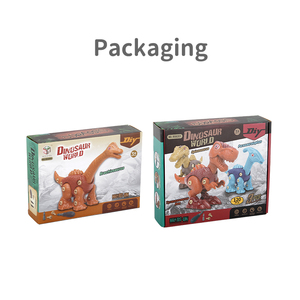 Interactive DIY Education <strong>Toy</strong> for Kids ABS Plastic &amp; Silicone Dinosaur Encouraging Creativity &amp; Learning - Product Image 5