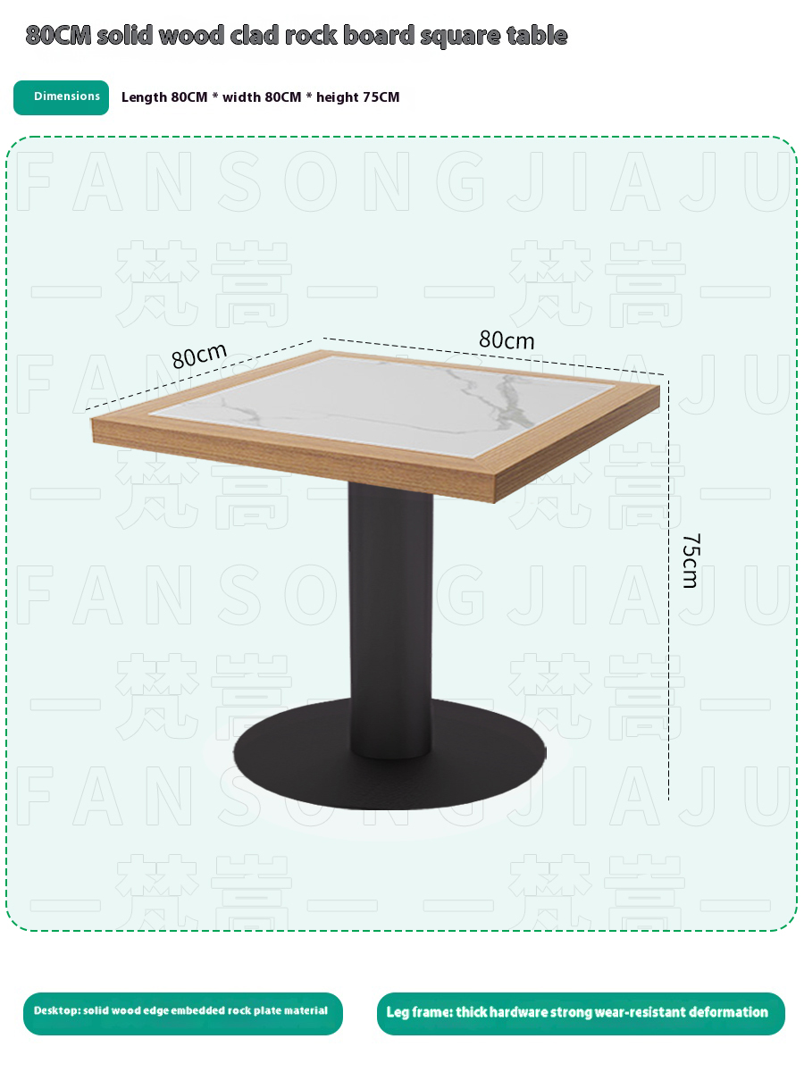 table carrée en marbre
