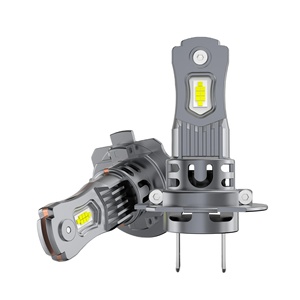 H7 LED far ampulü Mini boyutu 1:1 OEM yedek otomobiller için yüksek güç LED far Fan soğutmalı LED ampul - Product Image 4