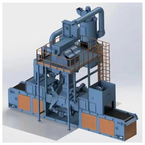 Q3210 Automatic <strong>Loading</strong> <strong>Unloading</strong> Dust Collector Screw Nut Rod Shot Blasting <strong>Machine</strong> - Product Image 5