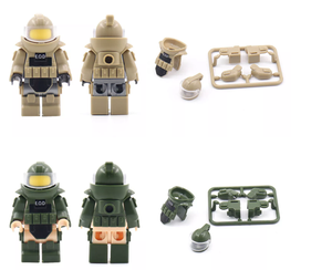 Military Bomb Disposal Suit Building Blocks EOD Special Forces Set Explosion-Proof Plastic <strong>Armor</strong> Vest Figure Accessories Toys - Product Image 5