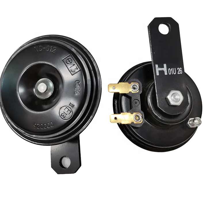 Super Loud Coaxial Car Horn Universal Basic Type Electric Speaker Iron Siren Disc Type Car Horn 12v 24V for DENSO