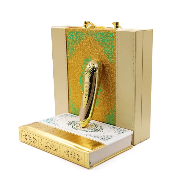 High-End Luxe Gouden Quran Lees Pen Voor Moslim Om Te Lezen En Te Leren Koran