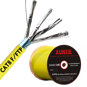 High <strong>Bandwidth</strong> FTP Cat8 1000ft 305m PVC LSZH Box Fast Data Transfer Ethernet Cable <strong>Network</strong> LAN Cable with Copper Insulated - Product Image 1