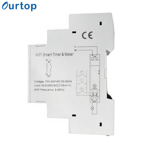 Nostro pulsante Touch top ATMS4012 Wireless Smart Timer modulo di automazione domestica intelligente contatore di energia elettrica 40A - Product Image 5