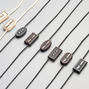 <strong>Customize</strong> Hot Selling Design Rectangle hang <strong>Tag</strong> <strong>String</strong> Fastener Garment Apparel Cloth Lock Seal Jeans Standard Size Accessories - Product Image 1