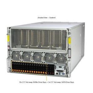 Venta caliente Supermicro AI GPU SuperServer SYS-821GE-TNHR DP Sistema Intel 8U con 8-GPU y E/S trasera - Product Image 2