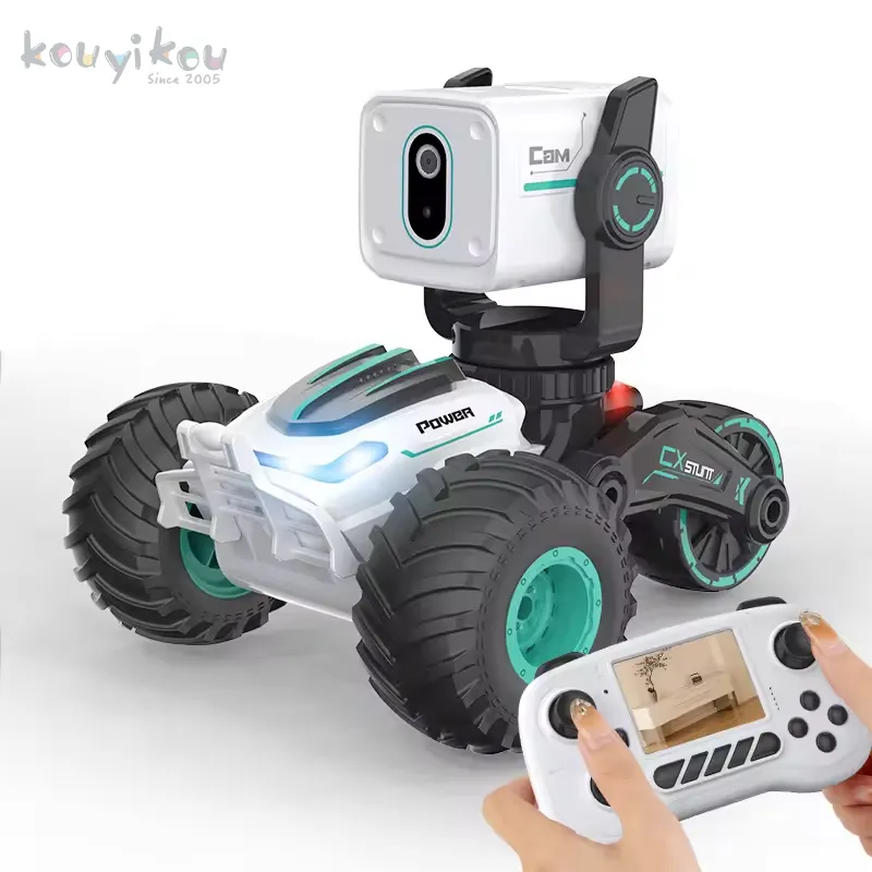 KYK FPV RC Coche de juguete con control remoto con cámara Video Conversación Coches de control remoto para adultos Niños