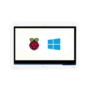 Raspberry PI 4 Typ B Display 7 "Touchscreen-IPS-Bildschirm mit Schwarzweiß abdeckung - Product Image 4