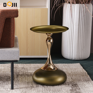 Thiết kế bàn cà phê sang trọng hiện đại, kiểu dáng di động, tròn, nhỏ gọn, thanh lịch, bàn phụ tiện dụng, nội thất phòng khách cho không gian nhỏ - Product Image 1