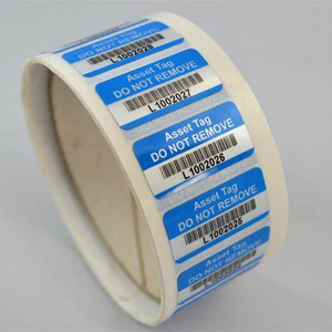 Custom Adhesive Metal Aluminum Qr Code Barcode Pre Printed <strong>Asset</strong> Tracking ID Labels Sticker <strong>Fixed</strong> <strong>Asset</strong> Tags and Label Printing - Product Image 2