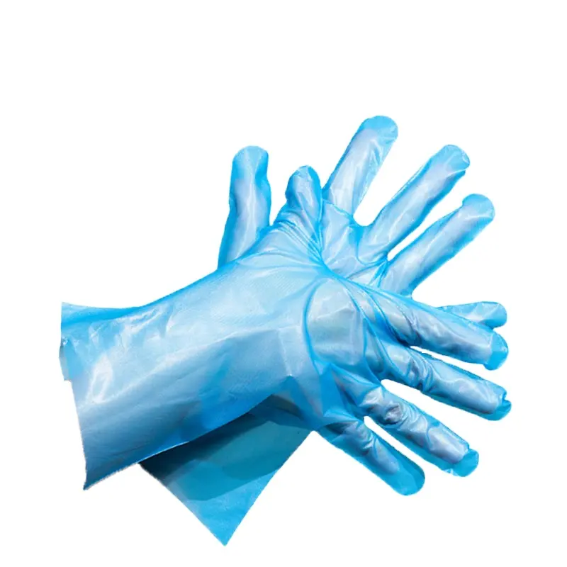 Hochwertige Vinyl handschuhe Einweg handschuhe aus TPE-Kunststoff in Lebensmittel qualität