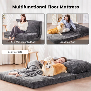 Cómodo colchón de tatami plegable de algodón gigante suave, colchón grueso y cálido para perezosos con correas King Size - Product Image 6