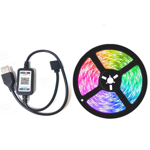 ตัวอย่างฟรีกันน้ำ RGB 5050นำแถบแสงที่มี App ควบคุม - Product Image 1