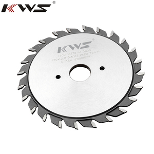 KWS ayarlanabilir puanlama sürgülü masa testere bıçakları 120 mm 20 mm Arbor 24 diş TCT ATB diş testere bıçağı SCM makinesi aracı - Product Image 3