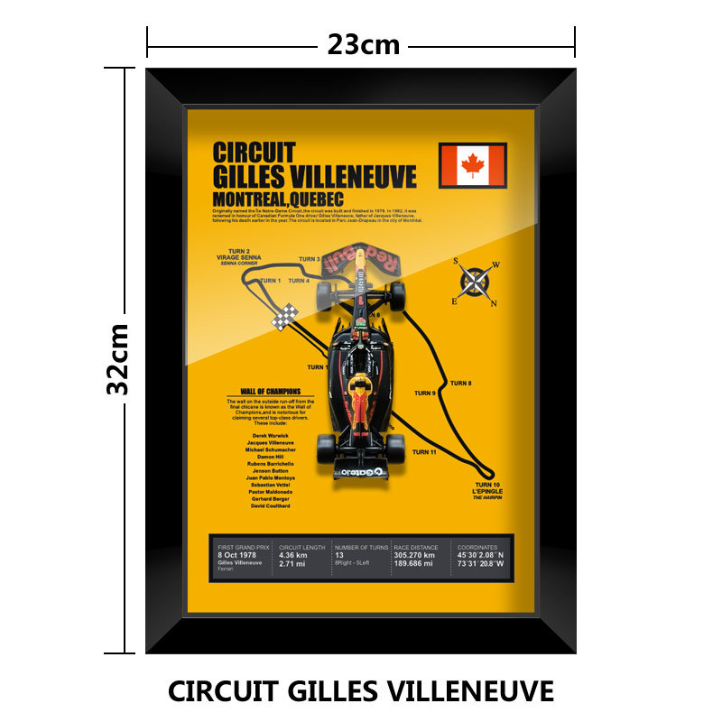 Cadre Gilles Villeneuve-2332cm