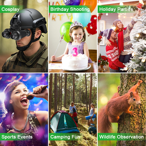 Kính thực tế ảo 3D VR tầm nhìn ban đêm, công nghệ hồng ngoại, độ phân giải 4K HD, tự động ngủ, trải nghiệm ảo siêu nét - Product Image 5